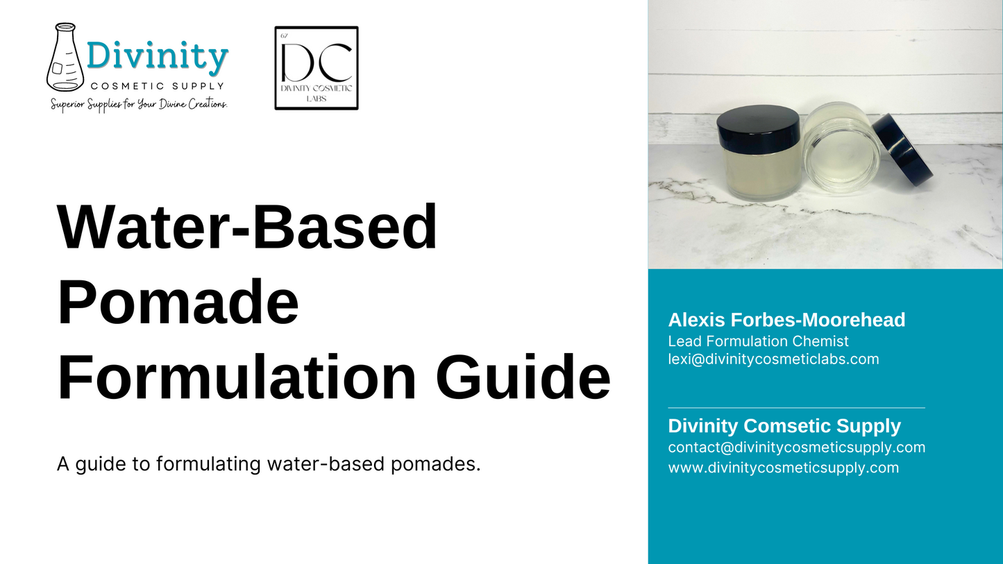 Water-Based Pomade Formulation Guide